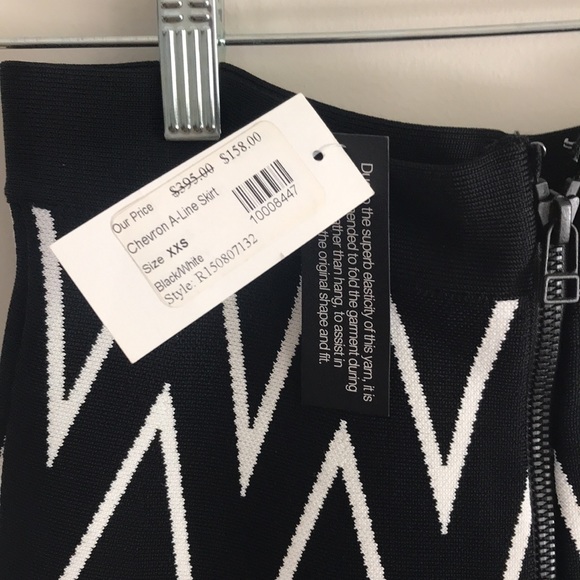 Pink Tartan chevron skirt NWT XXS - Picture 4 of 6